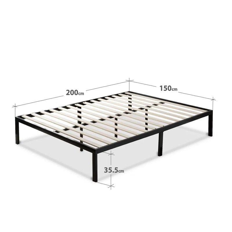 Wickford Minimalist Metal Bed Frame - Ouch Cart 