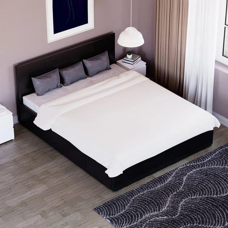 Wilna Upholstered Ottoman Bed - Ouch Cart 