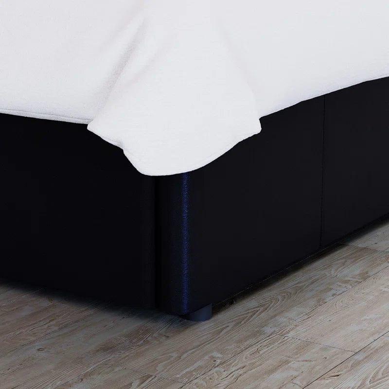 Wilna Upholstered Ottoman Bed - Ouch Cart 