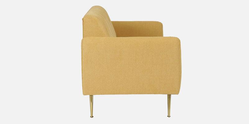 Fabric 3 Seater Sofa In Camel Yellow Colour - Ouch Cart 