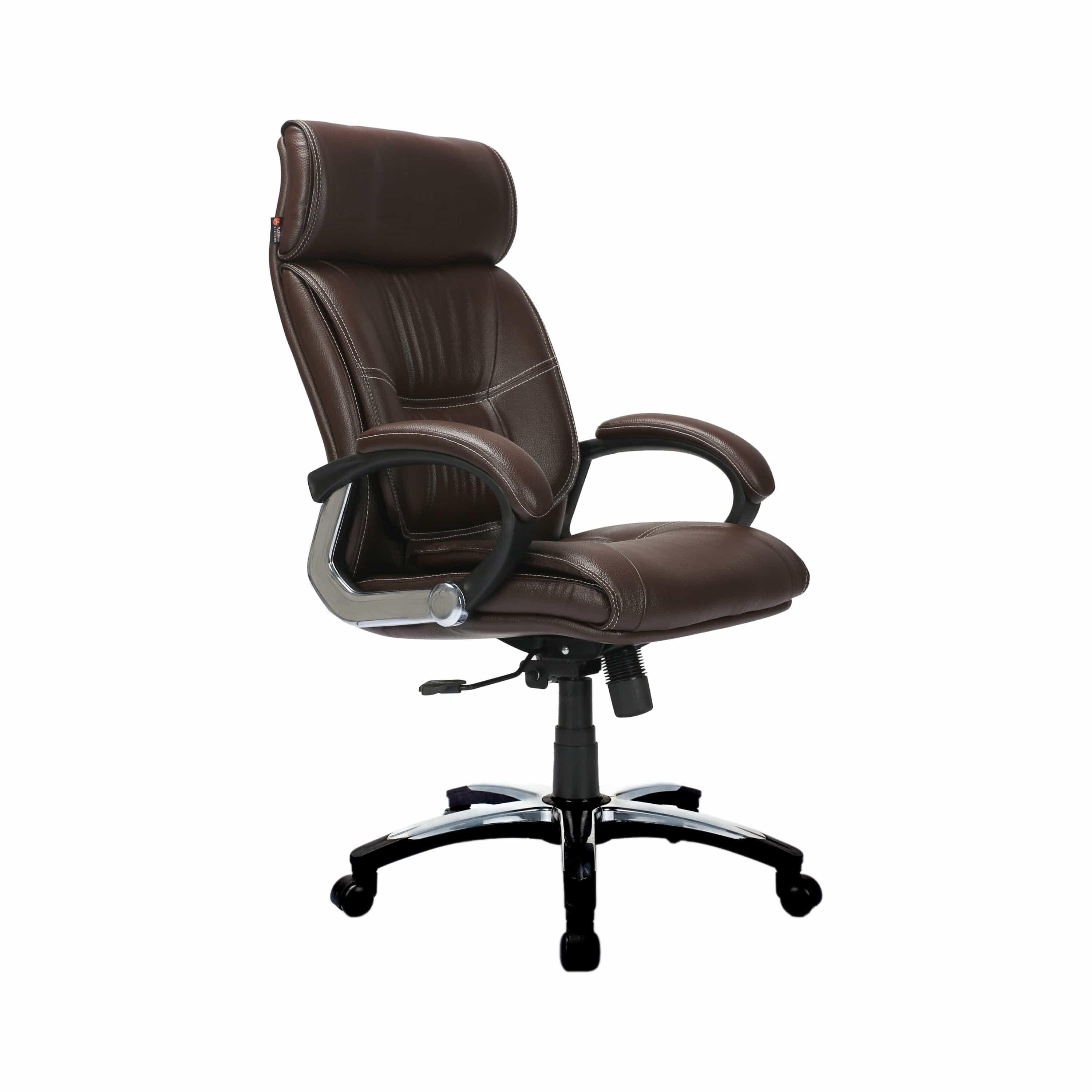 Adiko High back Executive Chair in Brown - Ouch Cart 