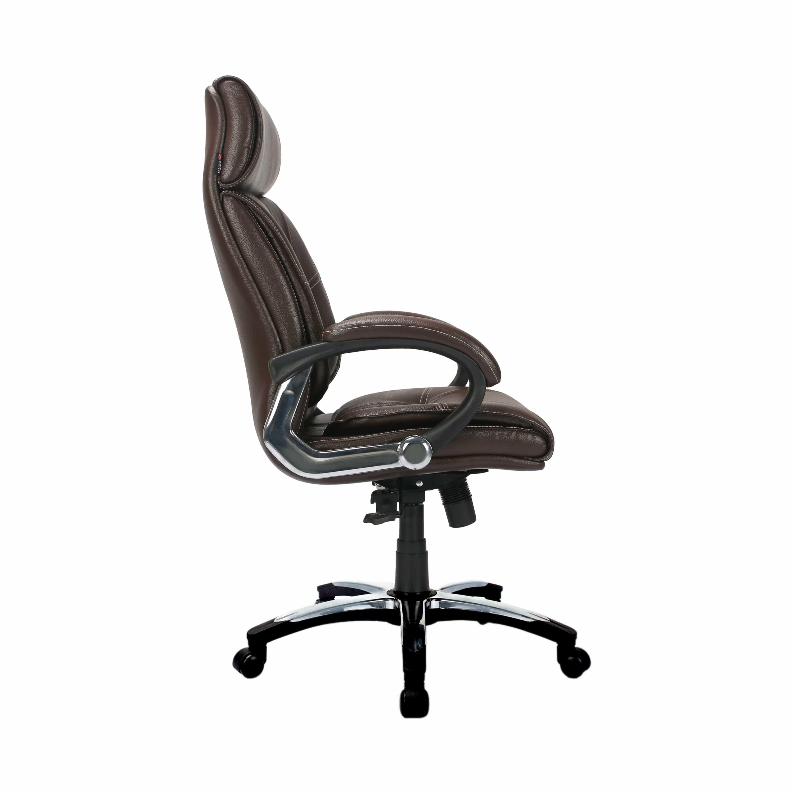 Adiko High back Executive Chair in Brown - Ouch Cart 