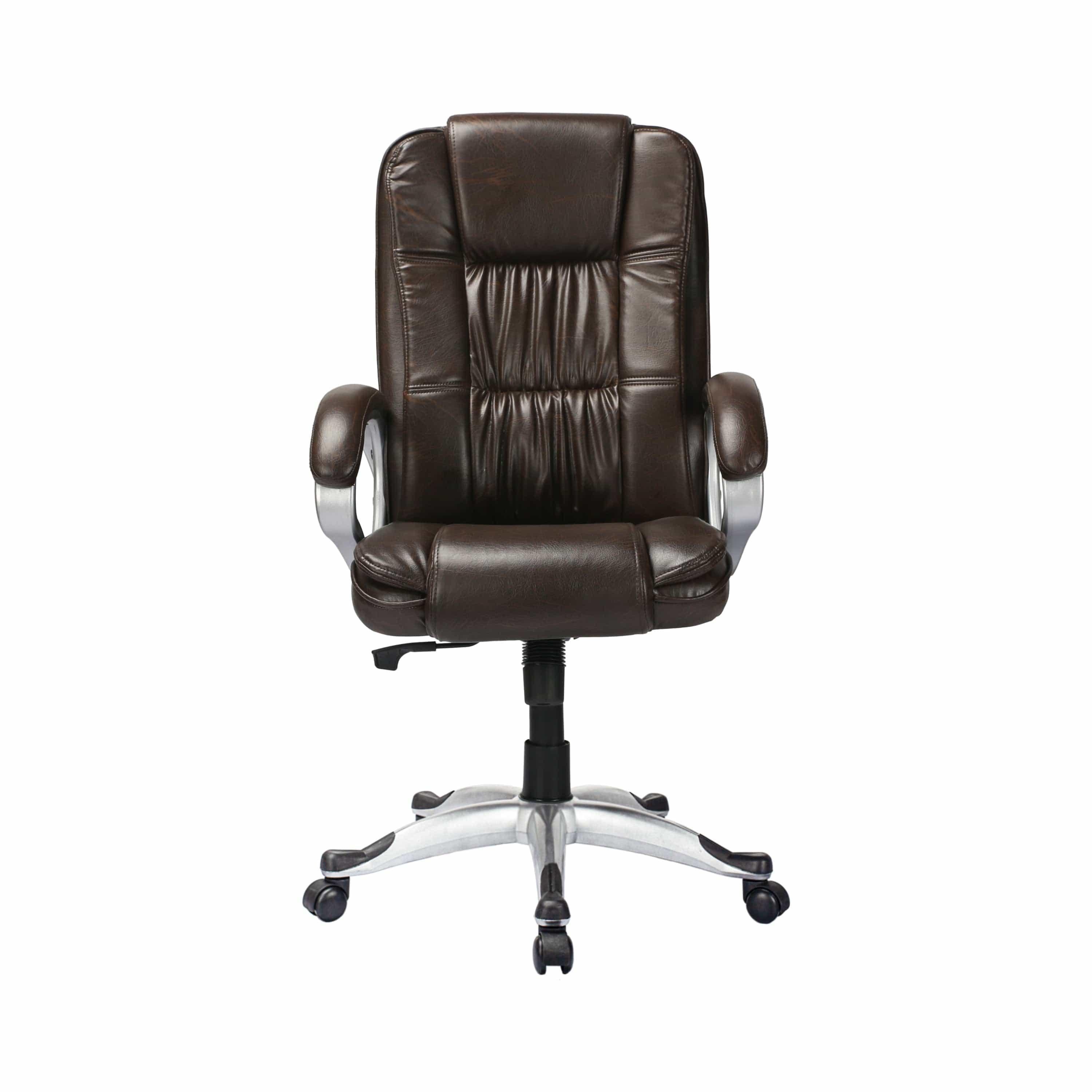 Adiko High Back Executive Chair in Brown - Ouch Cart 