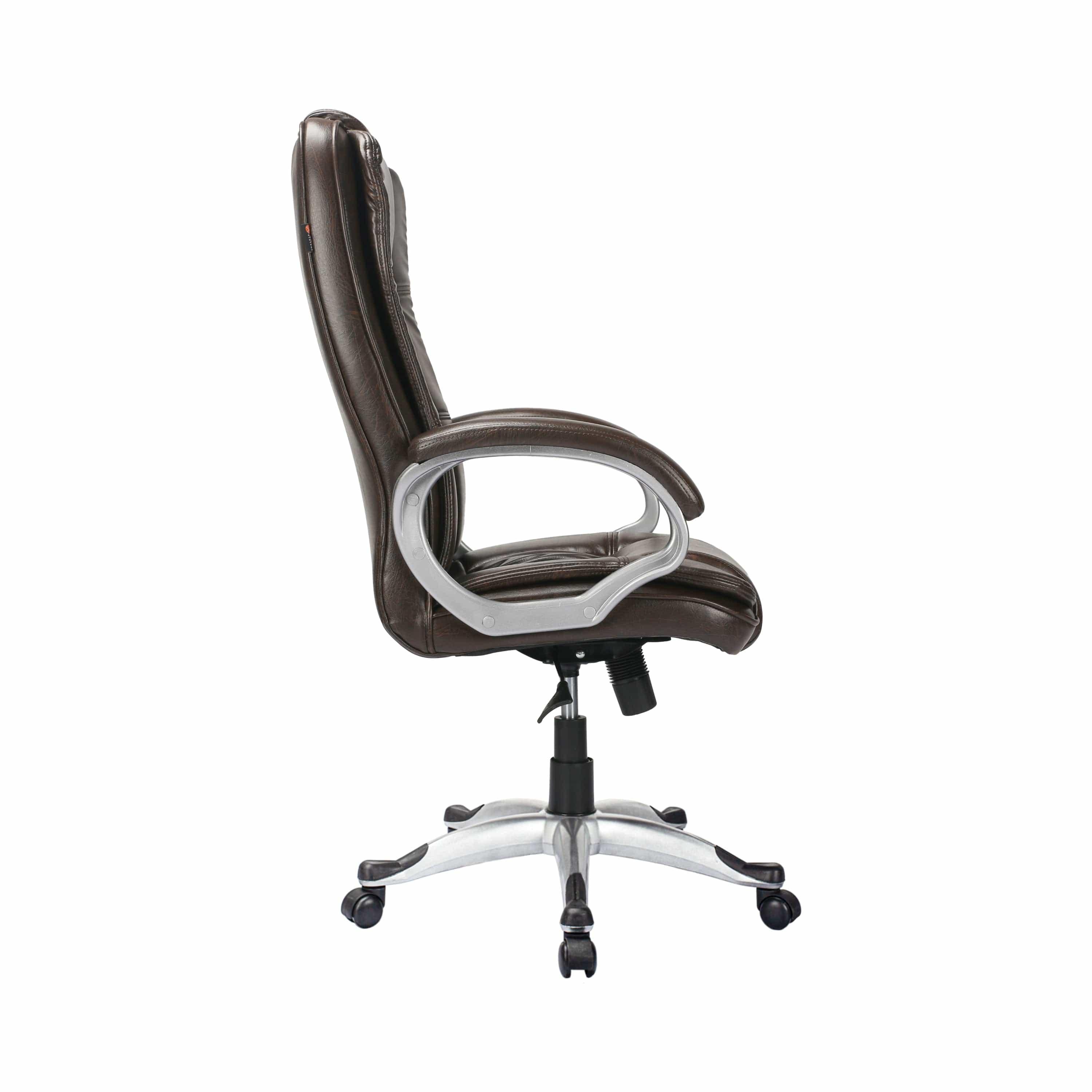 Adiko High Back Executive Chair in Brown - Ouch Cart 