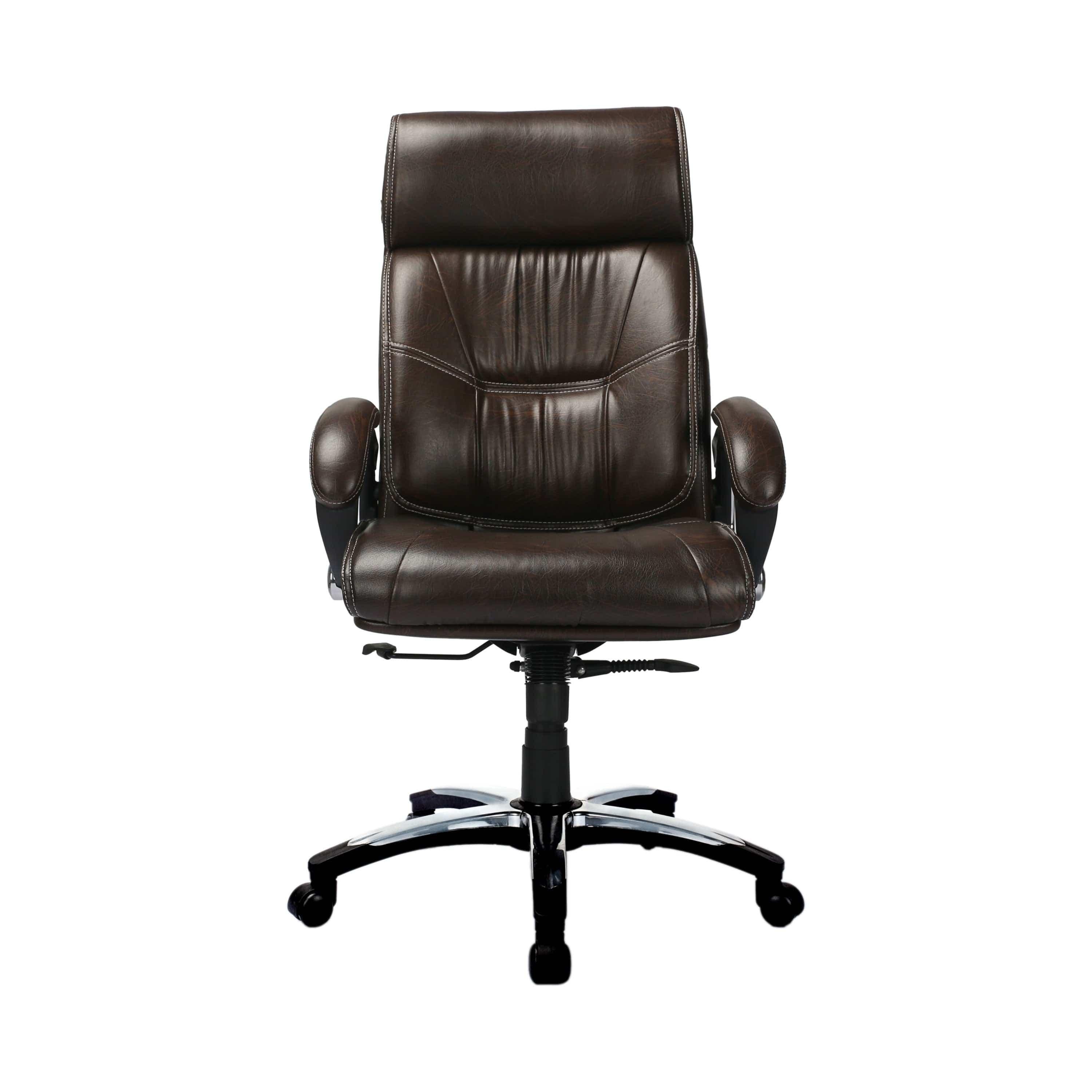 Adiko High back Executive Chair in Brown - Ouch Cart 