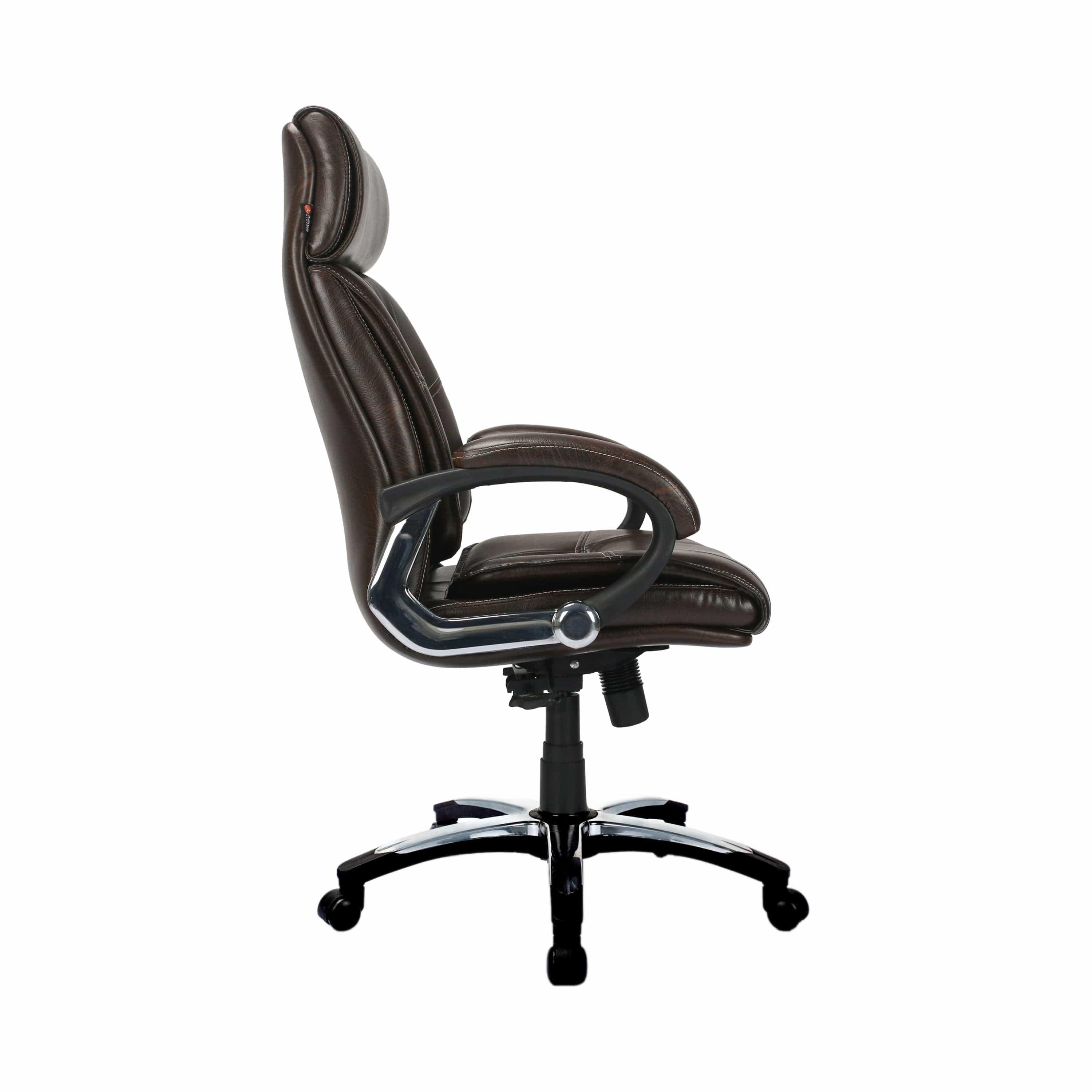 Adiko High back Executive Chair in Brown - Ouch Cart 