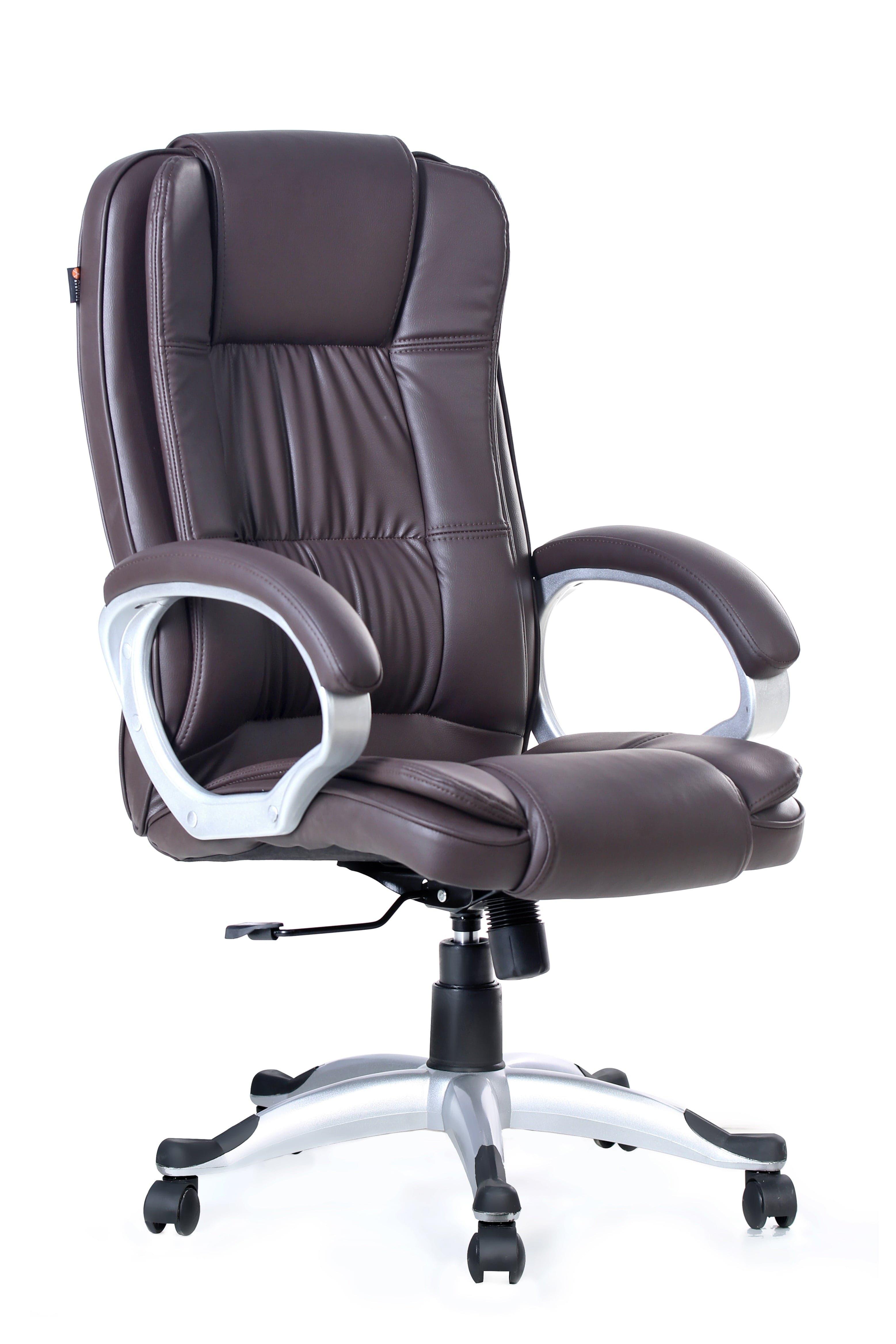 Smart Executive Chair in Brown Colour by Adiko Systems - Ouch Cart 