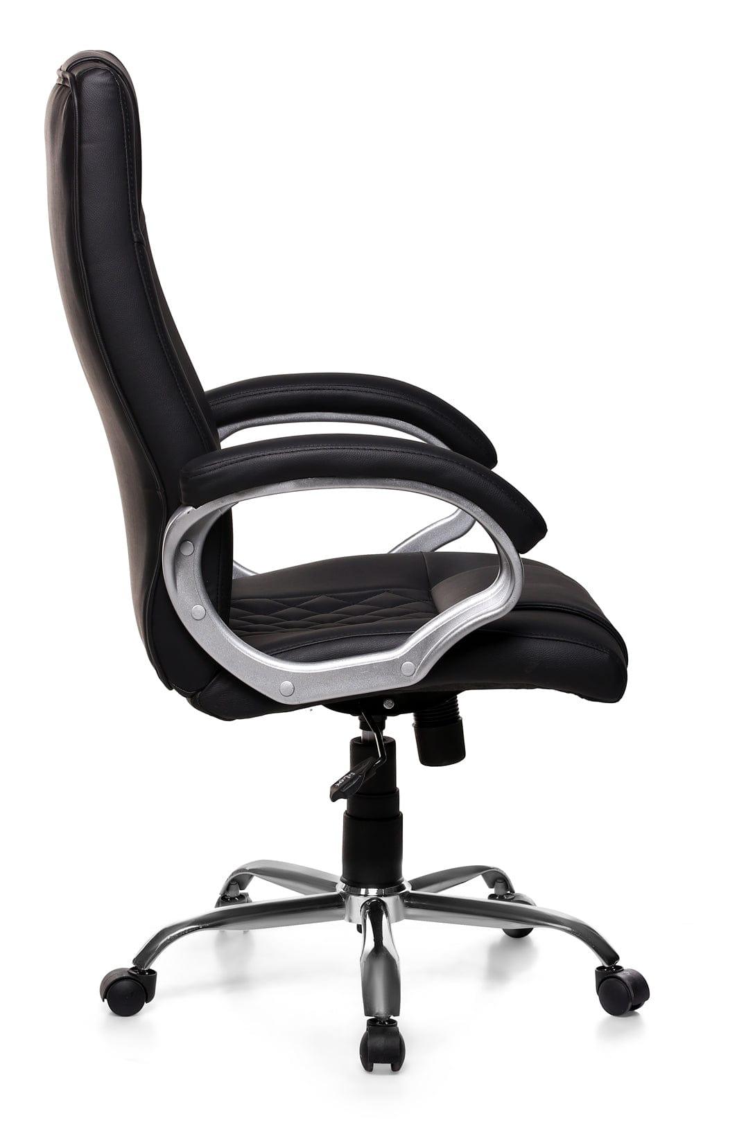 Adiko Sleek Executive Revolving Office Chair in Black - Ouch Cart 