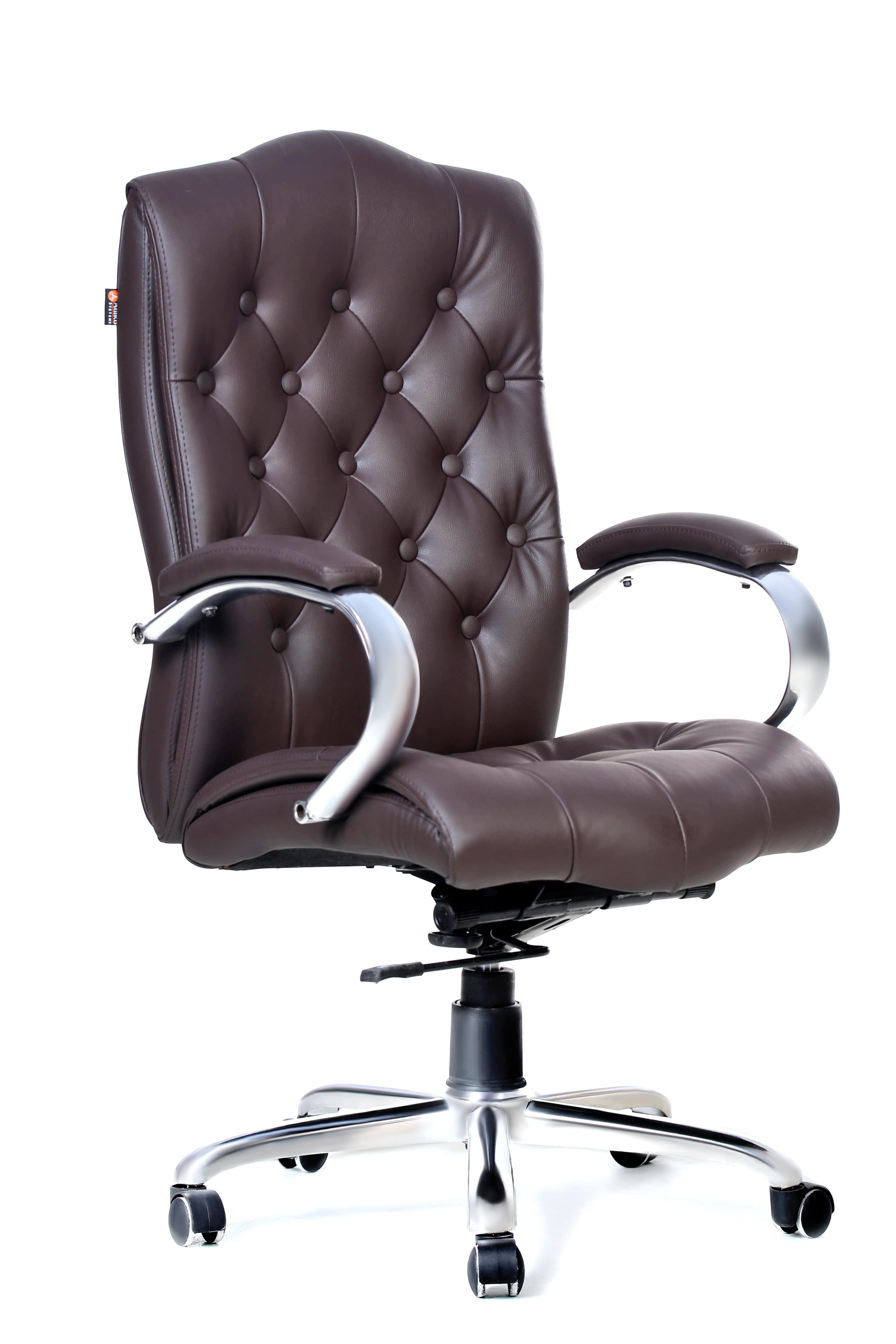 Adiko Classic Executive Revolving Office Chair in Brown