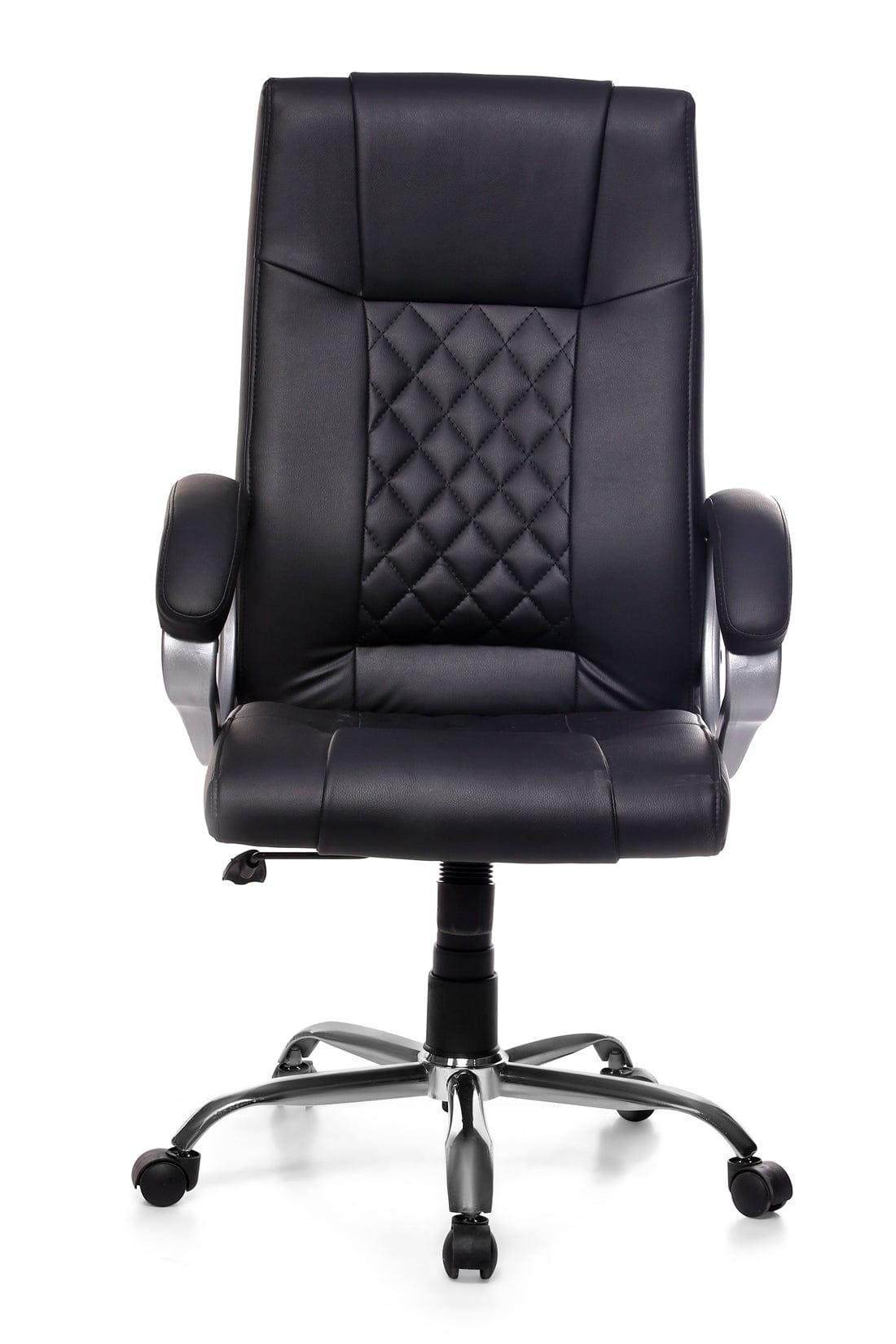 Adiko Sleek Executive Revolving Office Chair in Black - Ouch Cart 