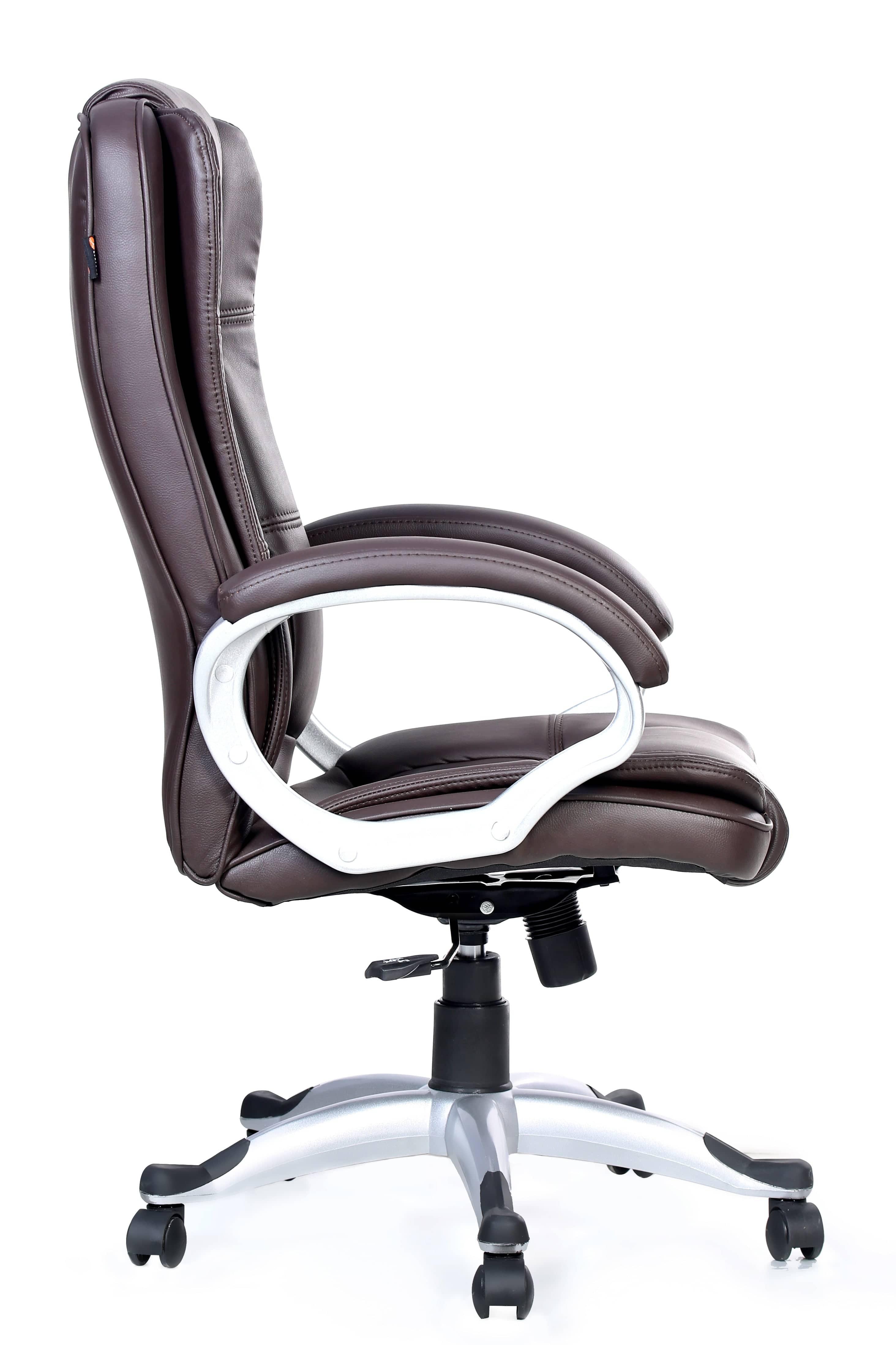 Smart Executive Chair in Brown Colour by Adiko Systems - Ouch Cart 