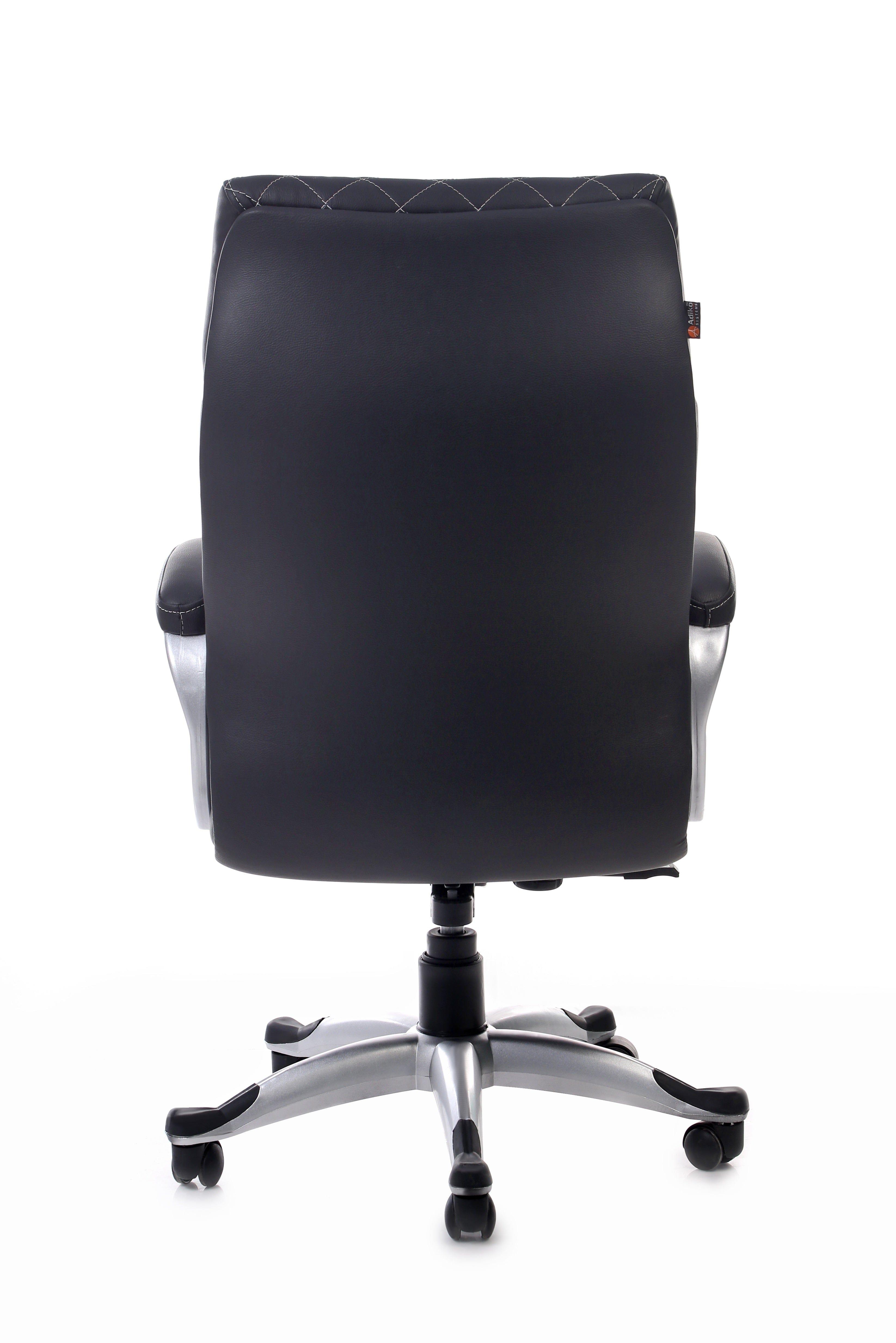 Adiko High Back Executive Revolving Office Chair in Black - Ouch Cart 