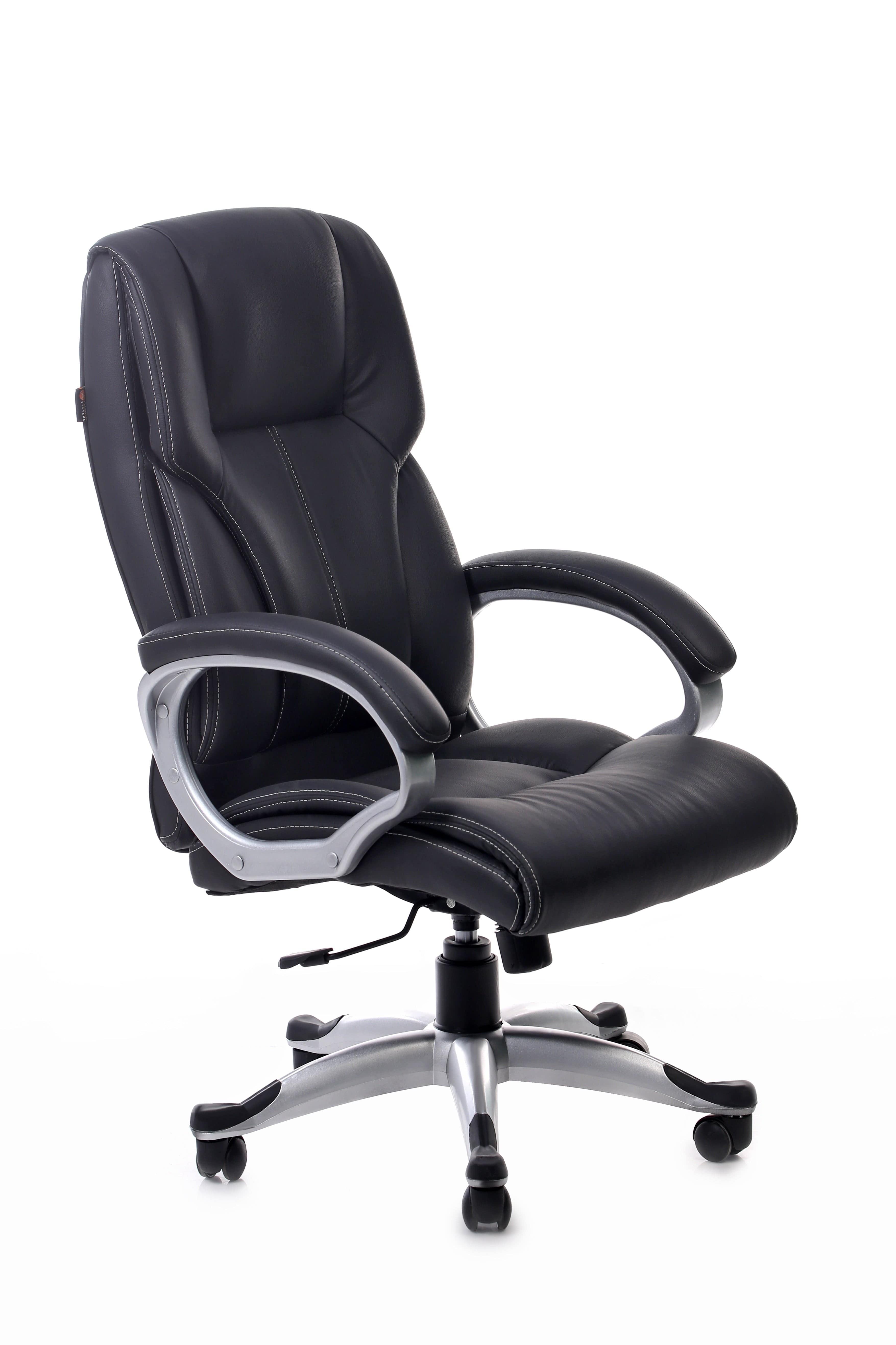 Adiko High Back Executive Revolving Office Chair in Black - Ouch Cart 