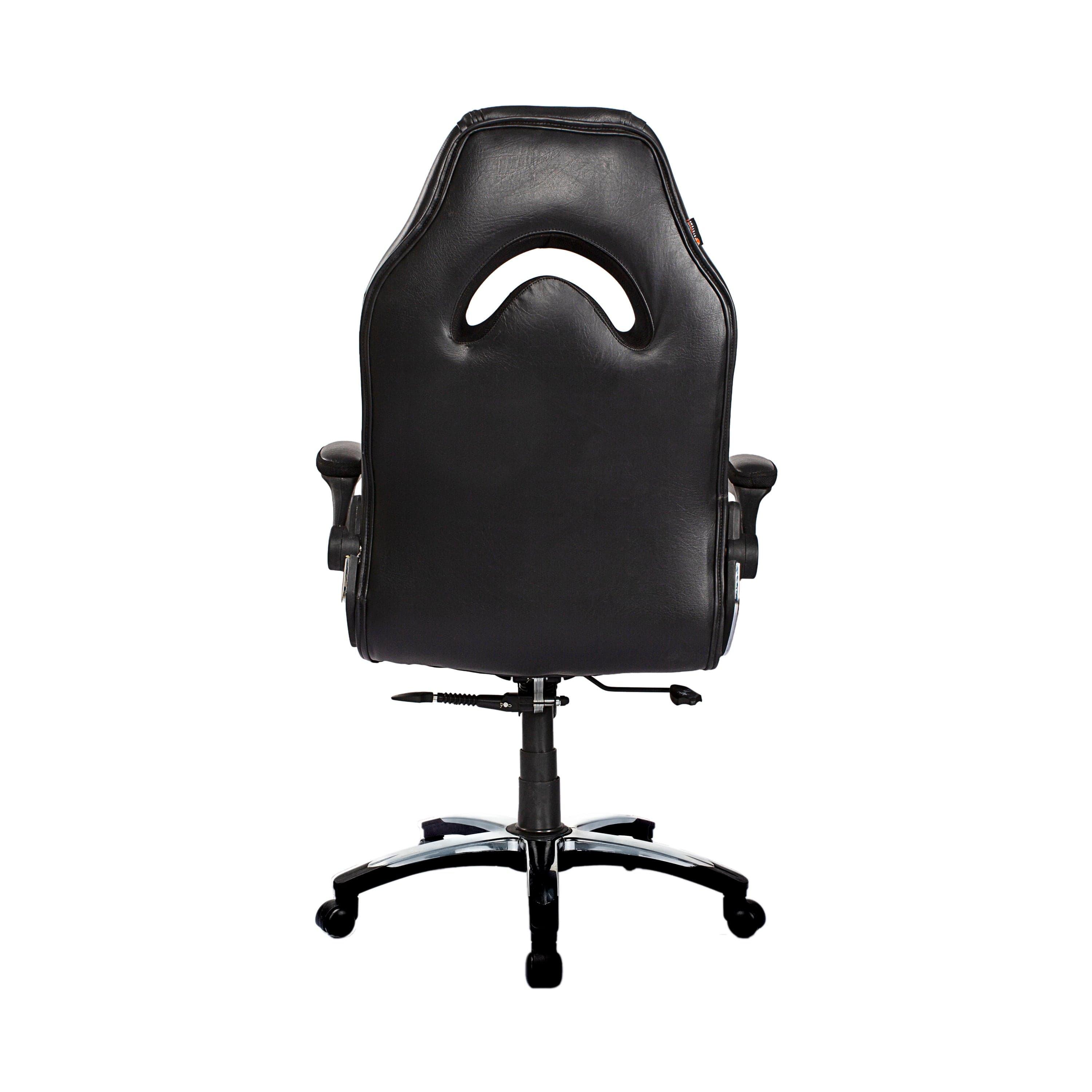 Adiko High Back Designer Gaming Chair in Black - Ouch Cart 