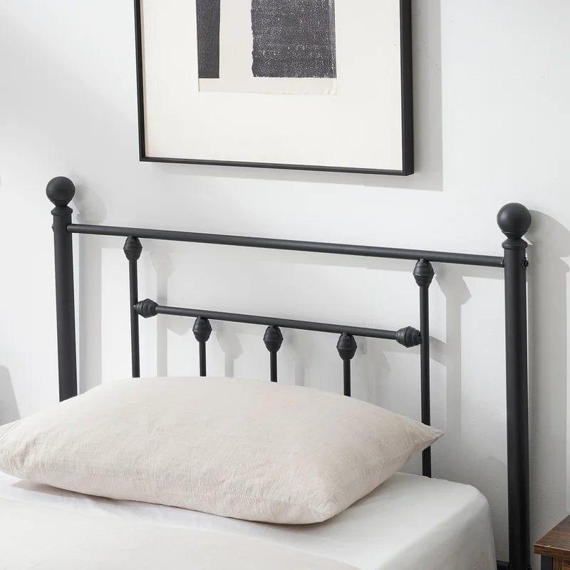 YT Metal Bed Frame with Headboard