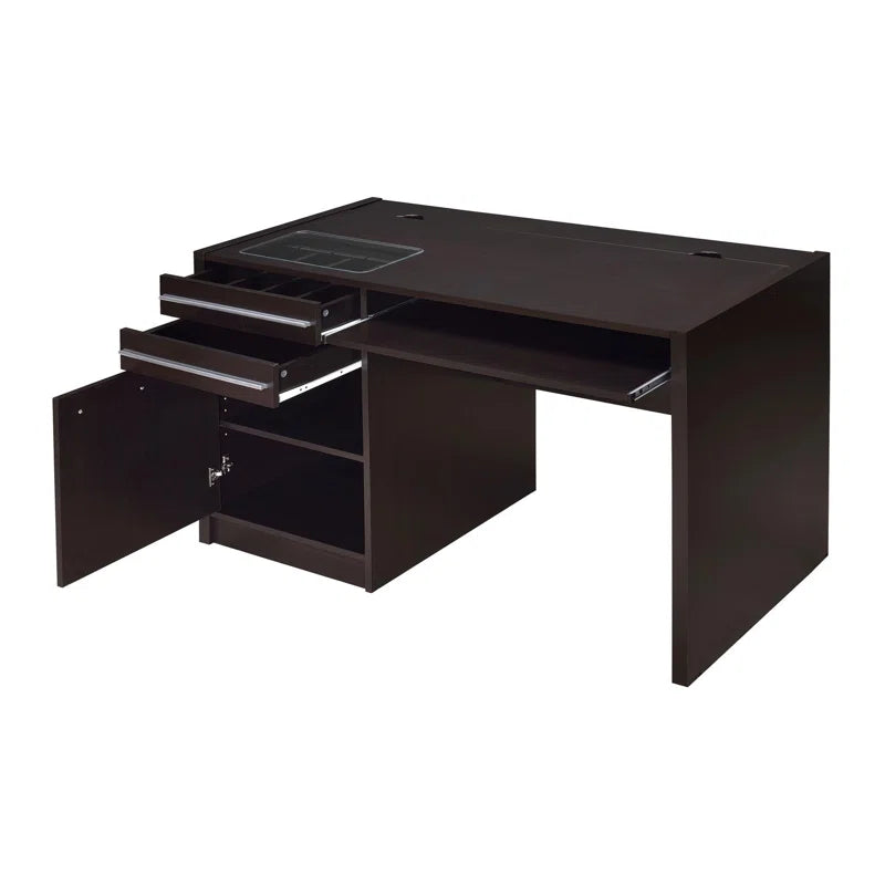 46.85'' W Rectangle Computer Desk in Cappuccino