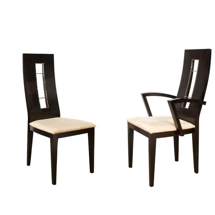 9 - Piece Glass Top Double Pedestal Dining Set
