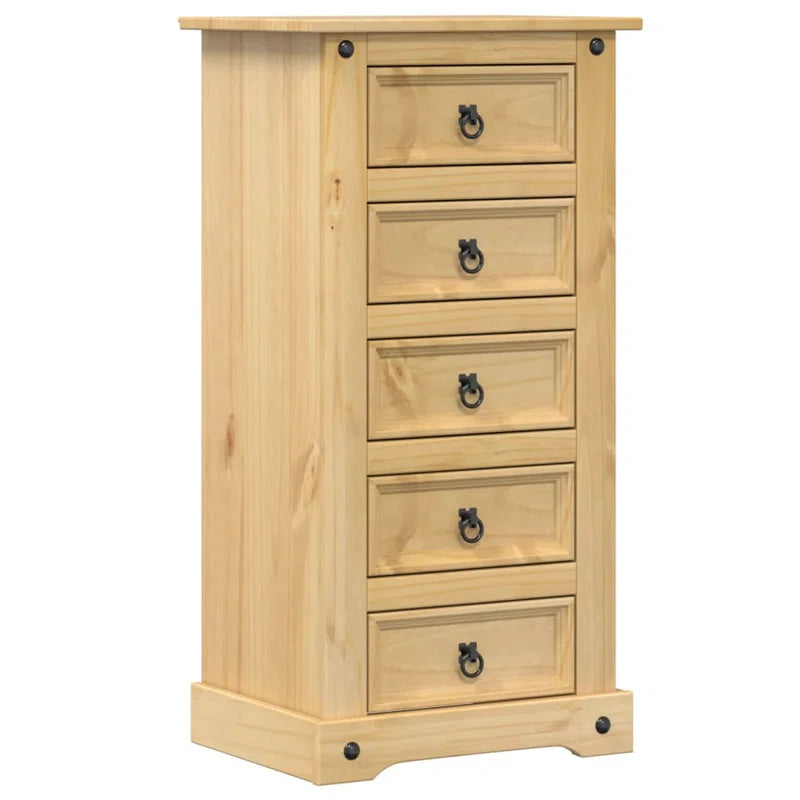 Miles  Manufactured Wood + Solid Wood Bedside Table