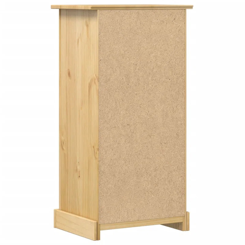 Miles  Manufactured Wood + Solid Wood Bedside Table