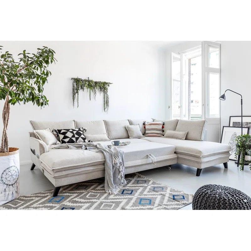 Yuri Upholstered Corner Sofa for Living Room - Ouch Cart 