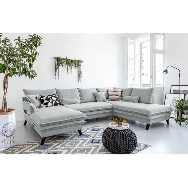 Yuri Upholstered Corner Sofa for Living Room - Ouch Cart 