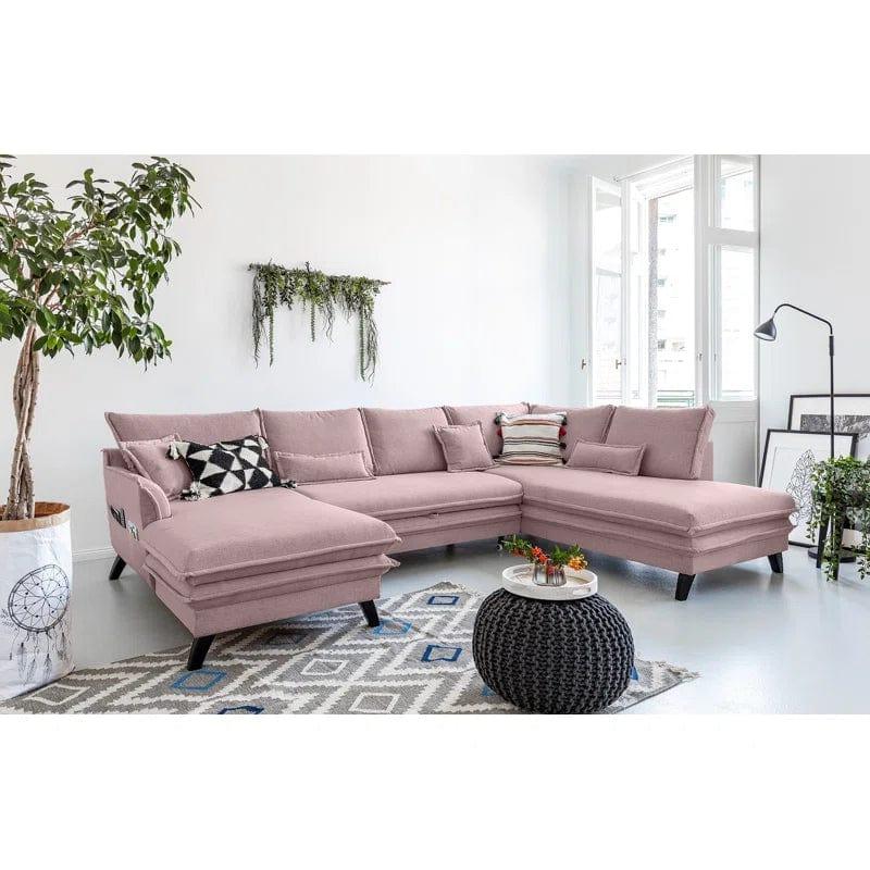 Yuri Upholstered Corner Sofa for Living Room - Ouch Cart 