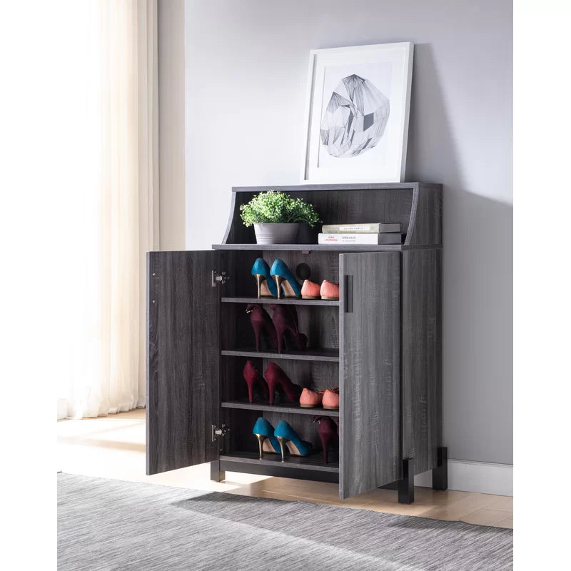 12 Pair Shoe Storage Cabinet