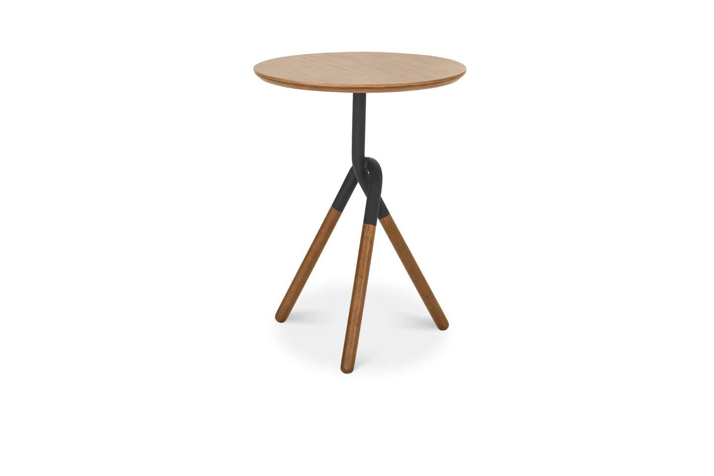 360 View View with AR Zane Side Table, Dark Walnut - Ouch Cart 