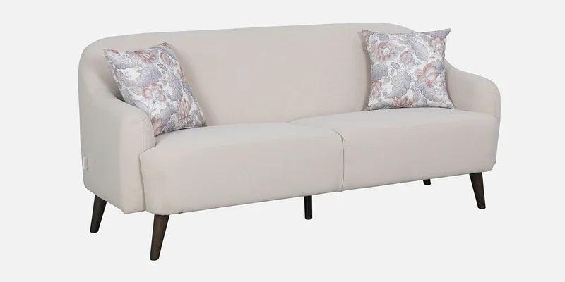 Fabric 3 Seater Sofa In Beige Colour - Ouch Cart 