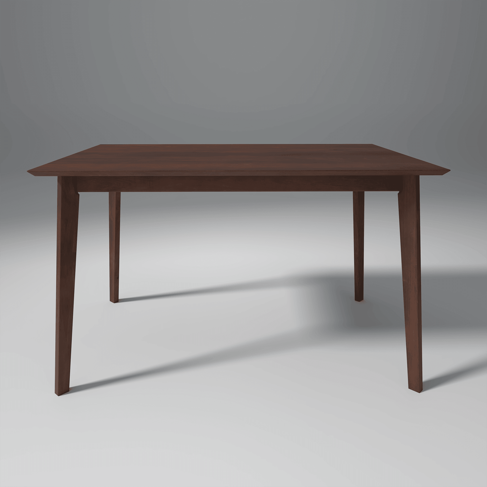 Ducasse Mango Wood Dining Table Set In Walnut