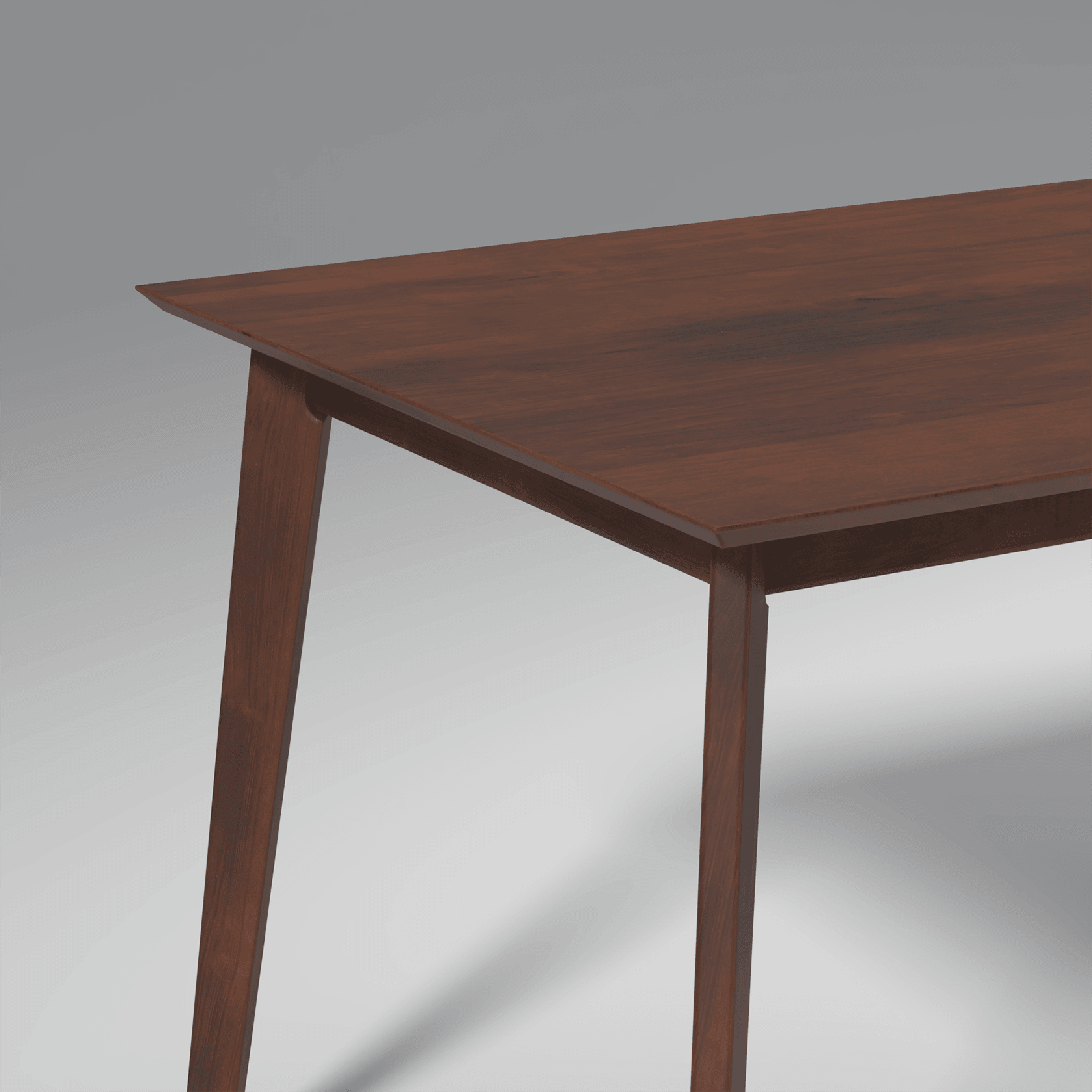 Ducasse Mango Wood Dining Table Set In Walnut