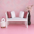 Ouch Cart Upholstered Loveseat Bench | Elegant 2 Seater Wooden Sofa for Living Room & Bedroom