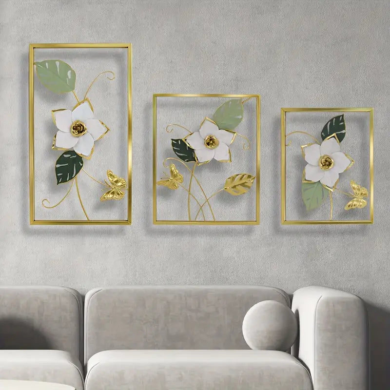 GOLDYBLACK SET OF 4 WALL ART