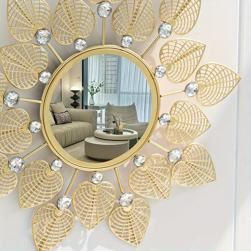 GOLD SQUARE WALL MIRROR