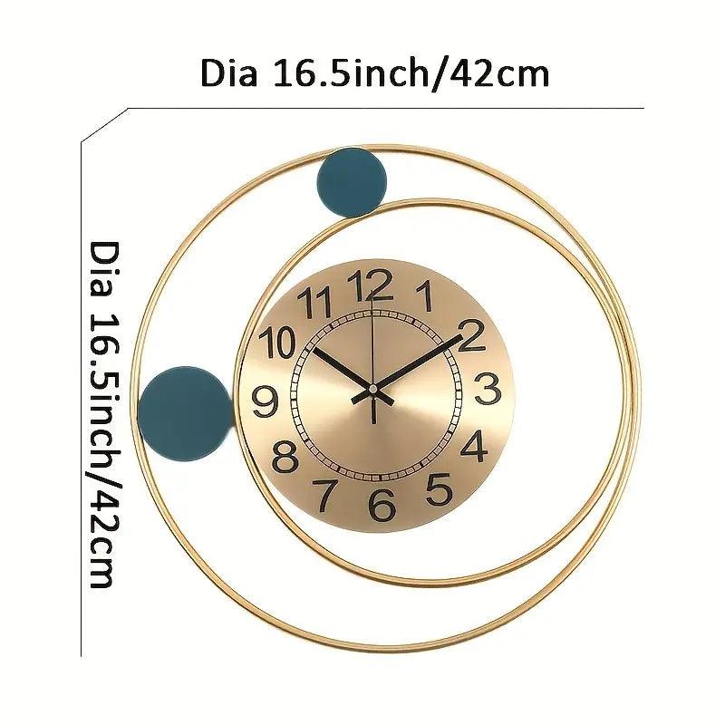 HALF ROUND WALL CLOCK - Ouch Cart 