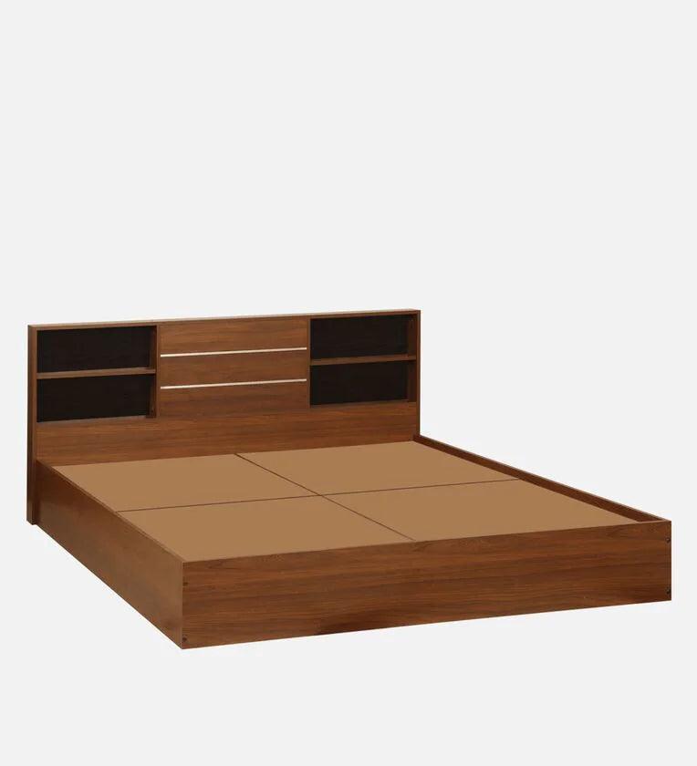 King Size Bed In Bali Teak Finish - Ouch Cart 