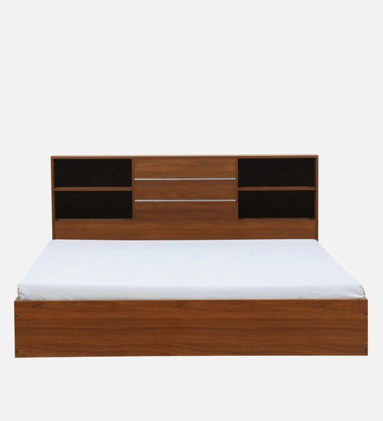 King Size Bed In Bali Teak Finish - Ouch Cart 