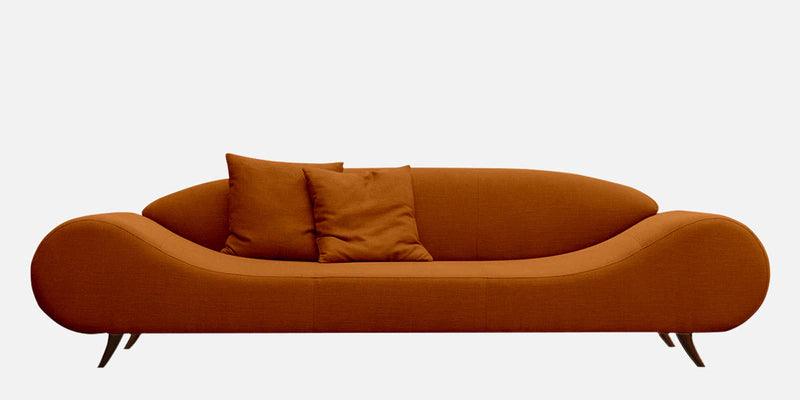 Fabric 3 Seater Sofa in Orange Colour - Ouch Cart 