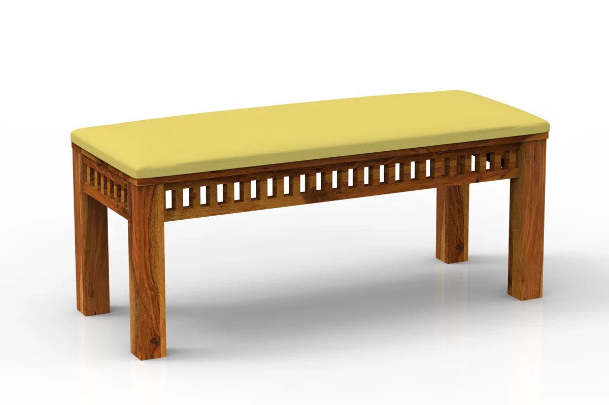 Axel Sheesham Wood Dining Table Set (6 seater) In Light Honey