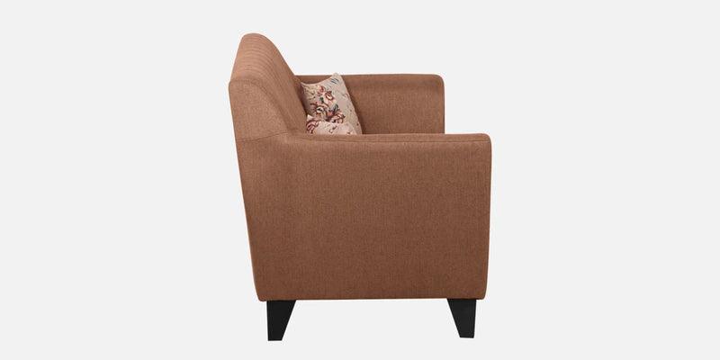 Fabric 3 Seater Sofa In Brown Colour - Ouch Cart 