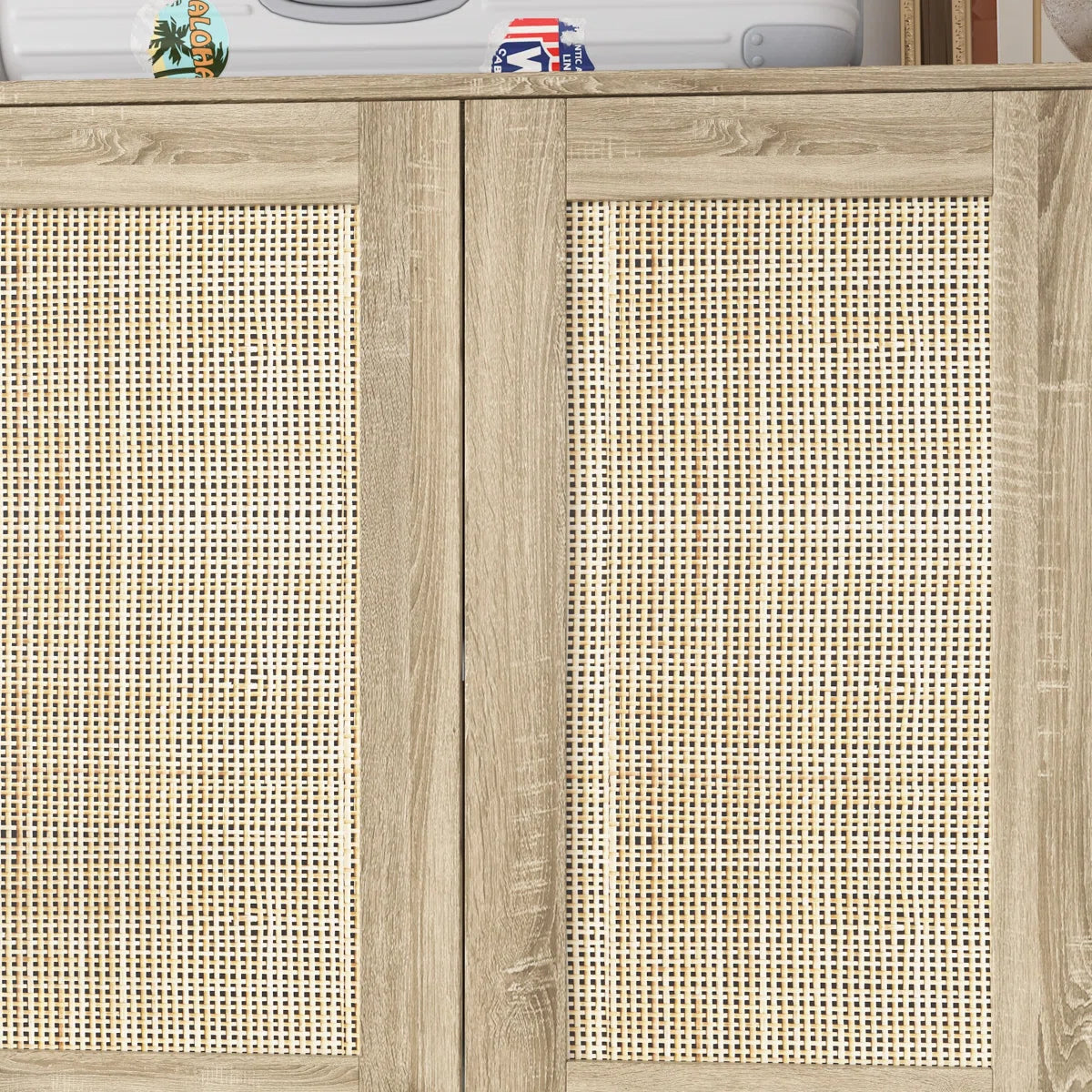 Bedroom Set With 2 Rustic Wardrobes