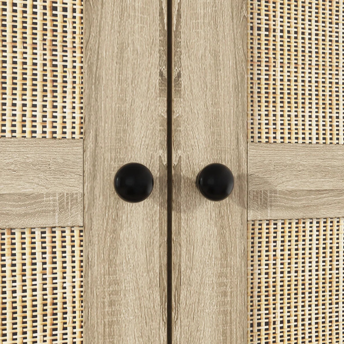 Bedroom Set With 2 Rustic Wardrobes