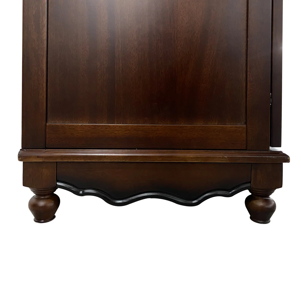 100% Solid Wood Wardrobe Armoire, Farmhouse 4-door 70.87"H Bedroom Armoire Closet with Drawer and Hanging Rod
