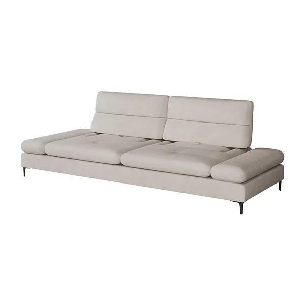 Torensal Drap 4 Seater Sofa with Adjustable Armrest & Backrest - Ouch Cart 