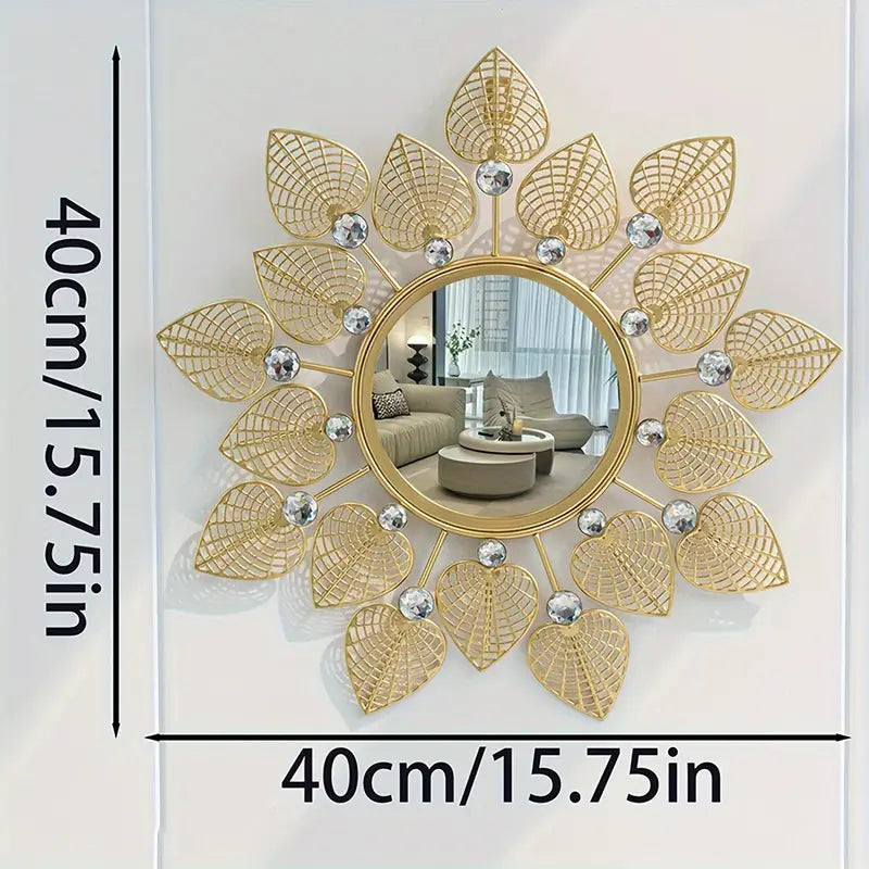 GOLD SQUARE WALL MIRROR