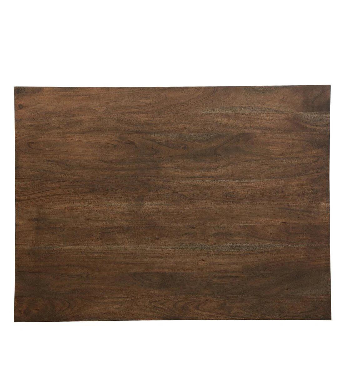 Solid Wood 4 Seater Dining Set in American Walnut Finish - Ouch Cart 
