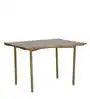Solid Wood 4 Seater Dining Set in American Walnut Finish - Ouch Cart 