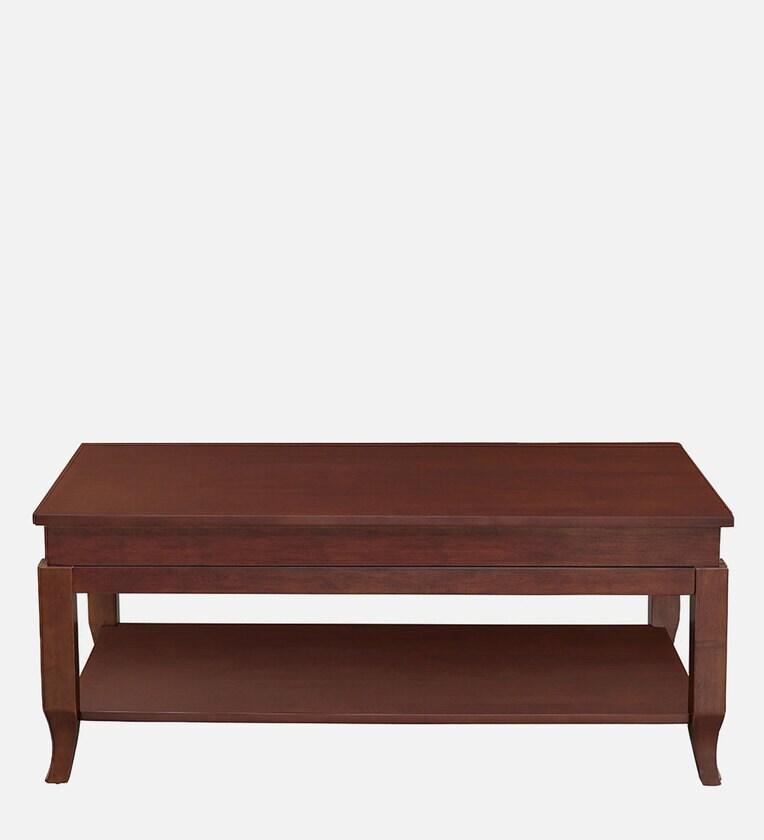 Coffee Table in Mahogany Finish - Ouch Cart 