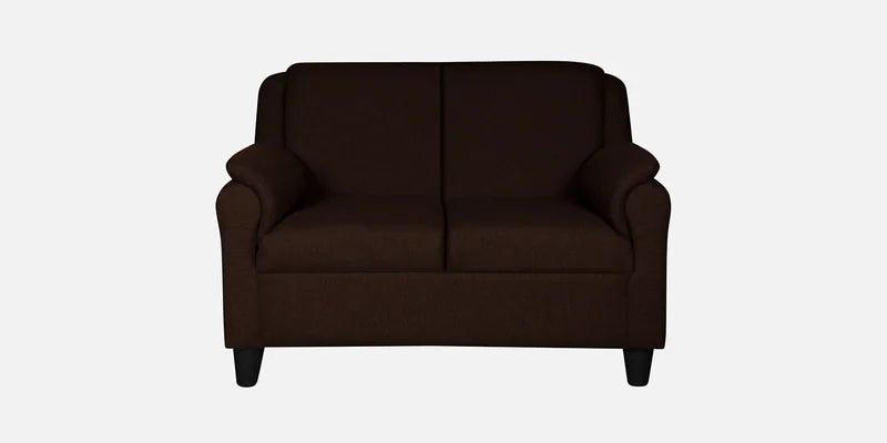 Fabric 2 Seater Sofa In Mahogany Colour - Ouch Cart 