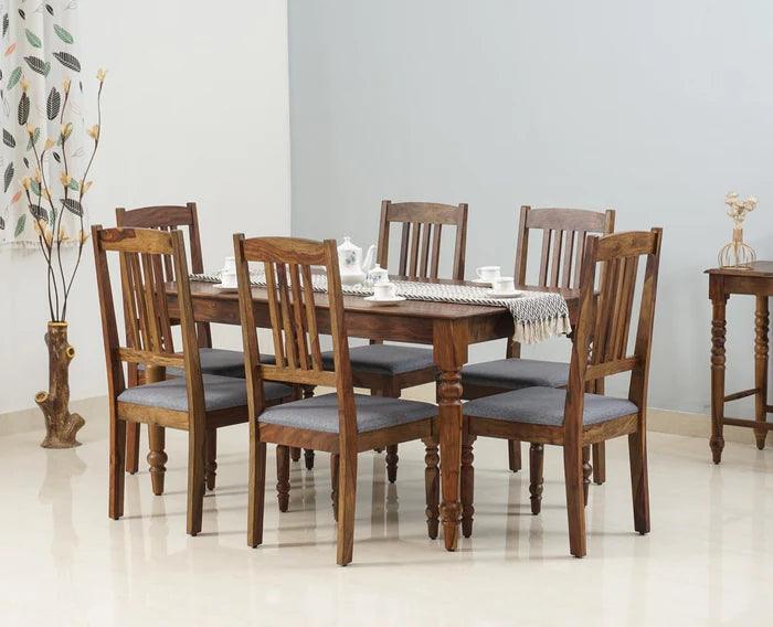 Falco 6 Seater Dining Set With 6 Chairs - Ouch Cart 